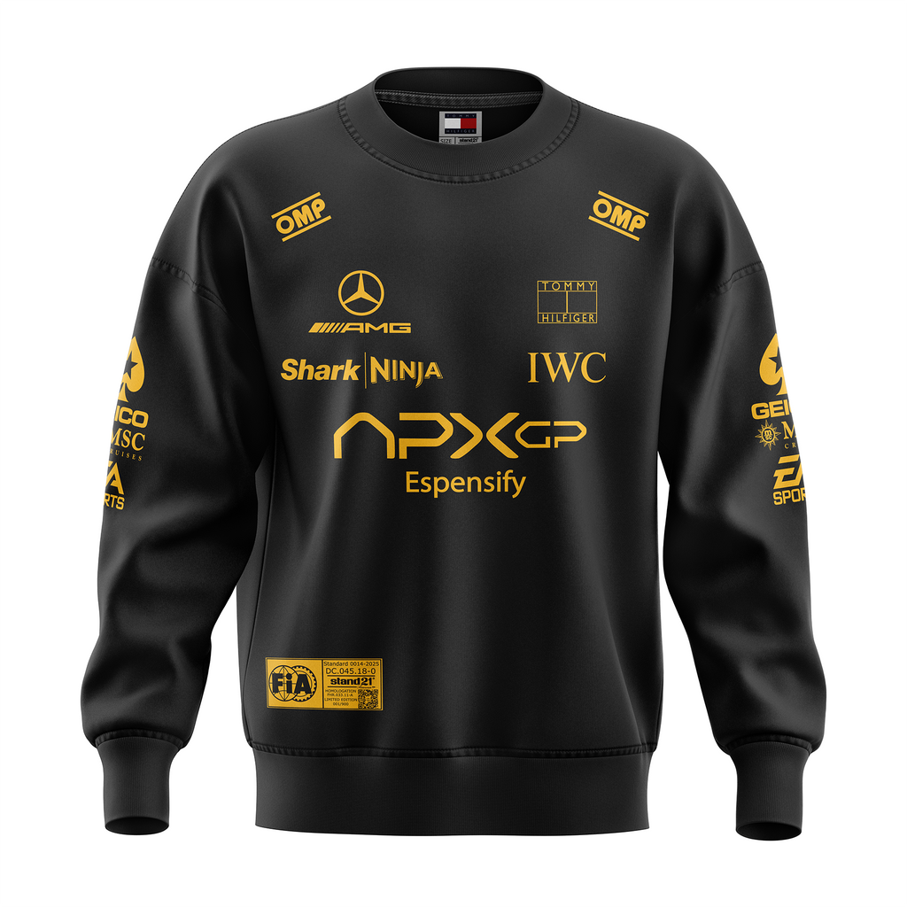 Sweater Inspired APX GP – Edición Negra Gold Premium