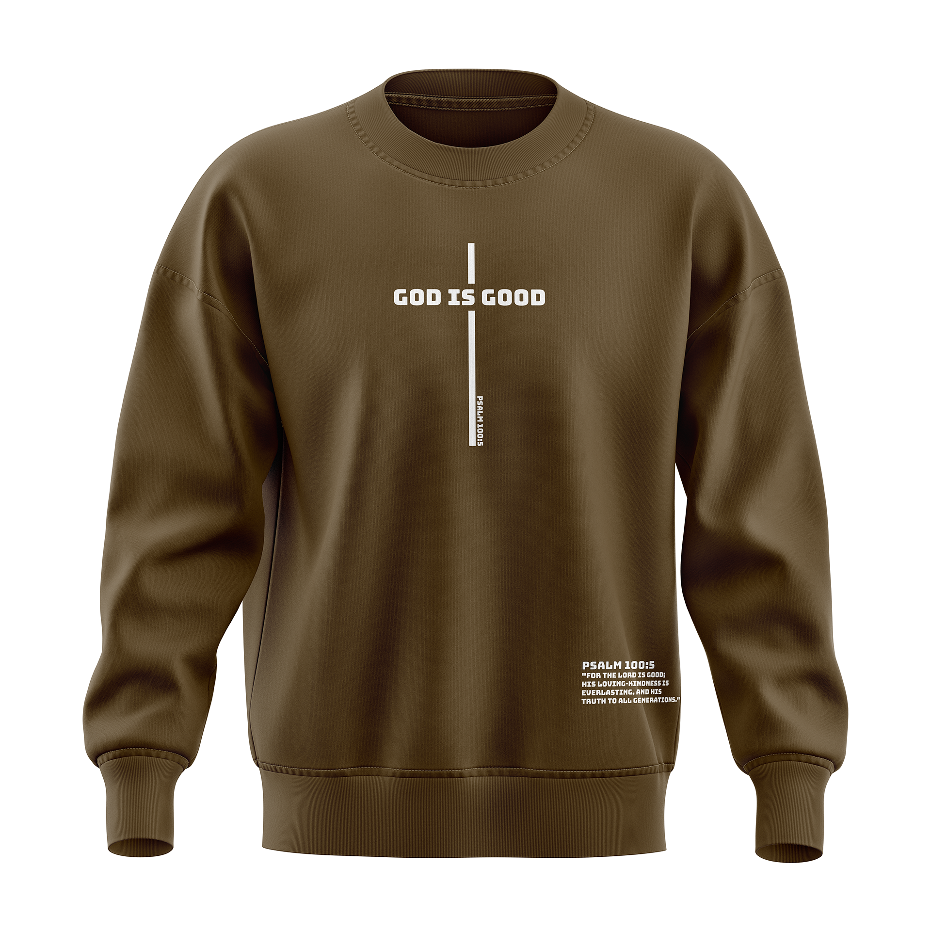 sweatshirt "God Is Good" psalm