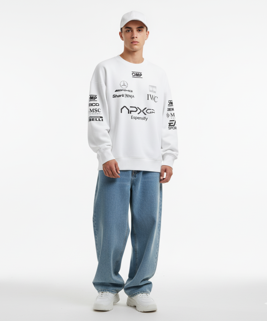Sweatshirt Oversized inspirado en APXGP Espensify F1 Movie
