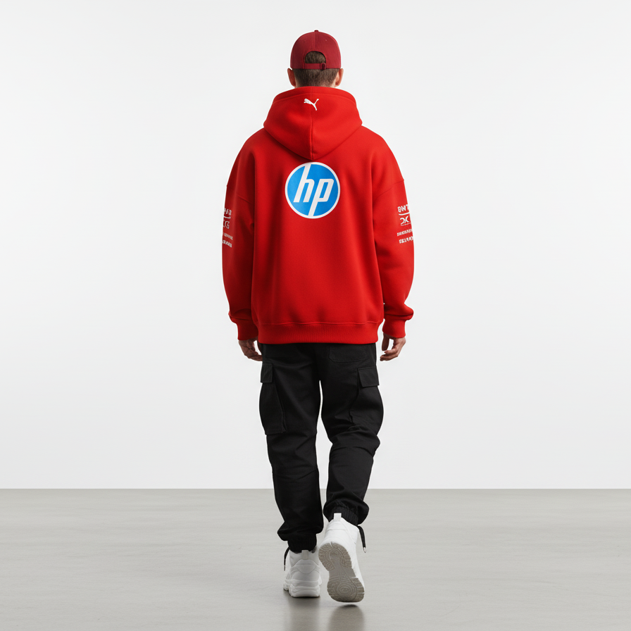 Hoodie Oversize inspirado en Ferrari Temporada 2025