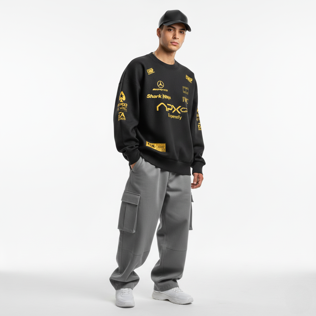 Sweater Inspired APX GP – Edición Negra Gold Premium