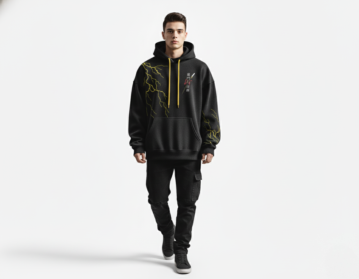 Sweater Inspirado en Zenitsu – Edición Thunder Breath