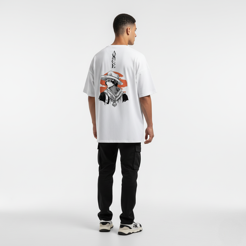 T-Shirt Inspirada en Ace – Edición Fire Fist