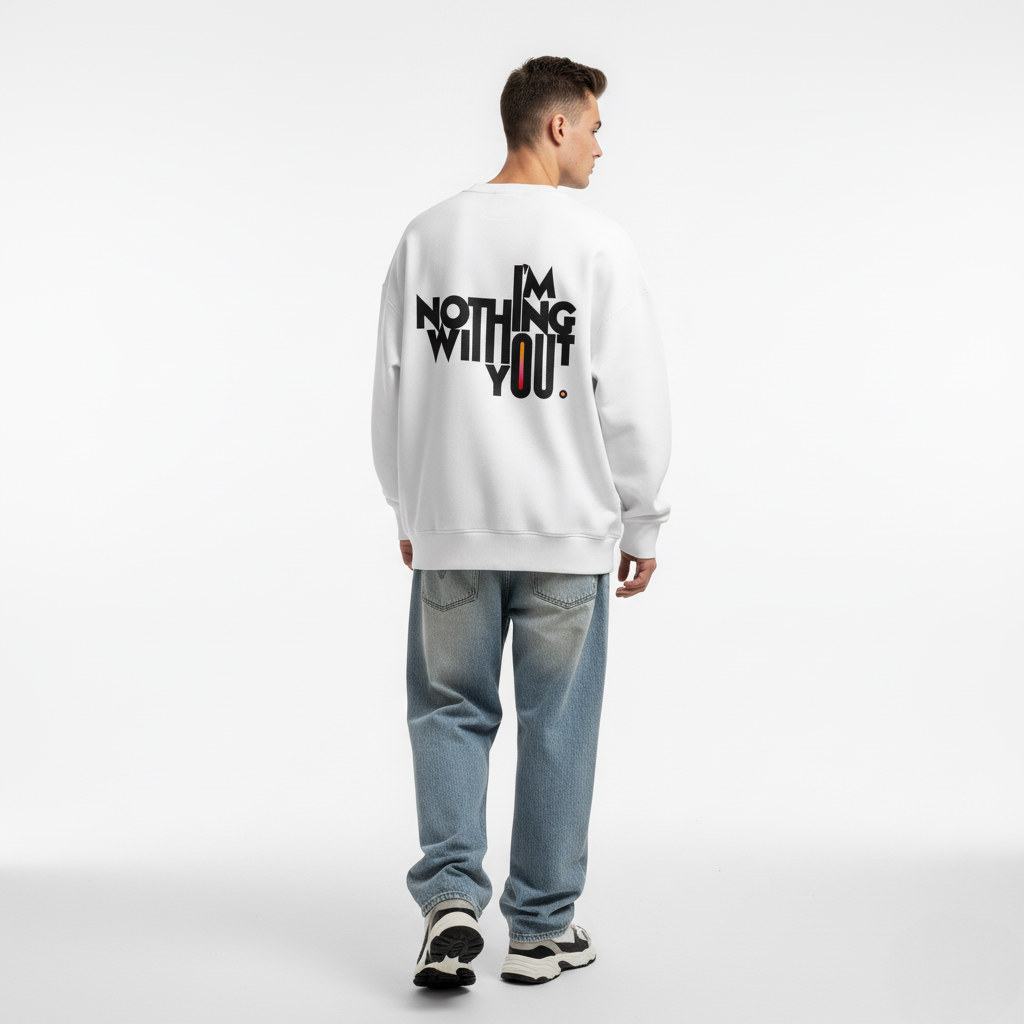 Sweatshirt Oversized "Life Is Good"
