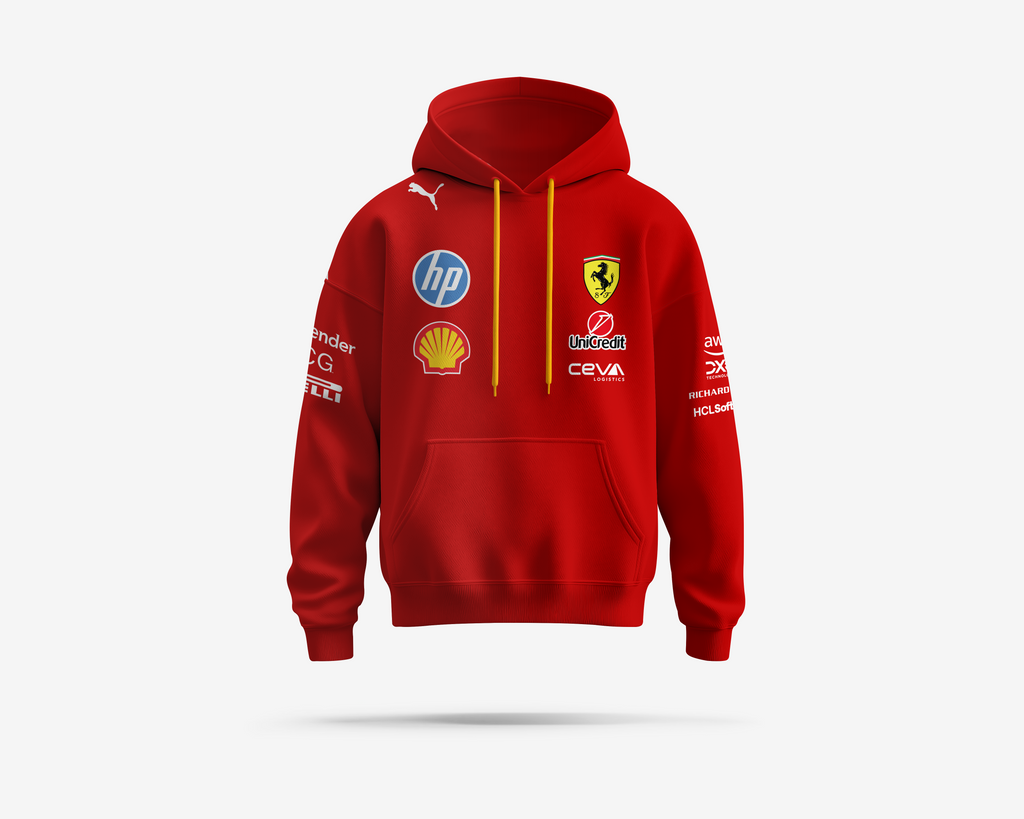 Hoodie Oversize inspirado en Ferrari Temporada 2025