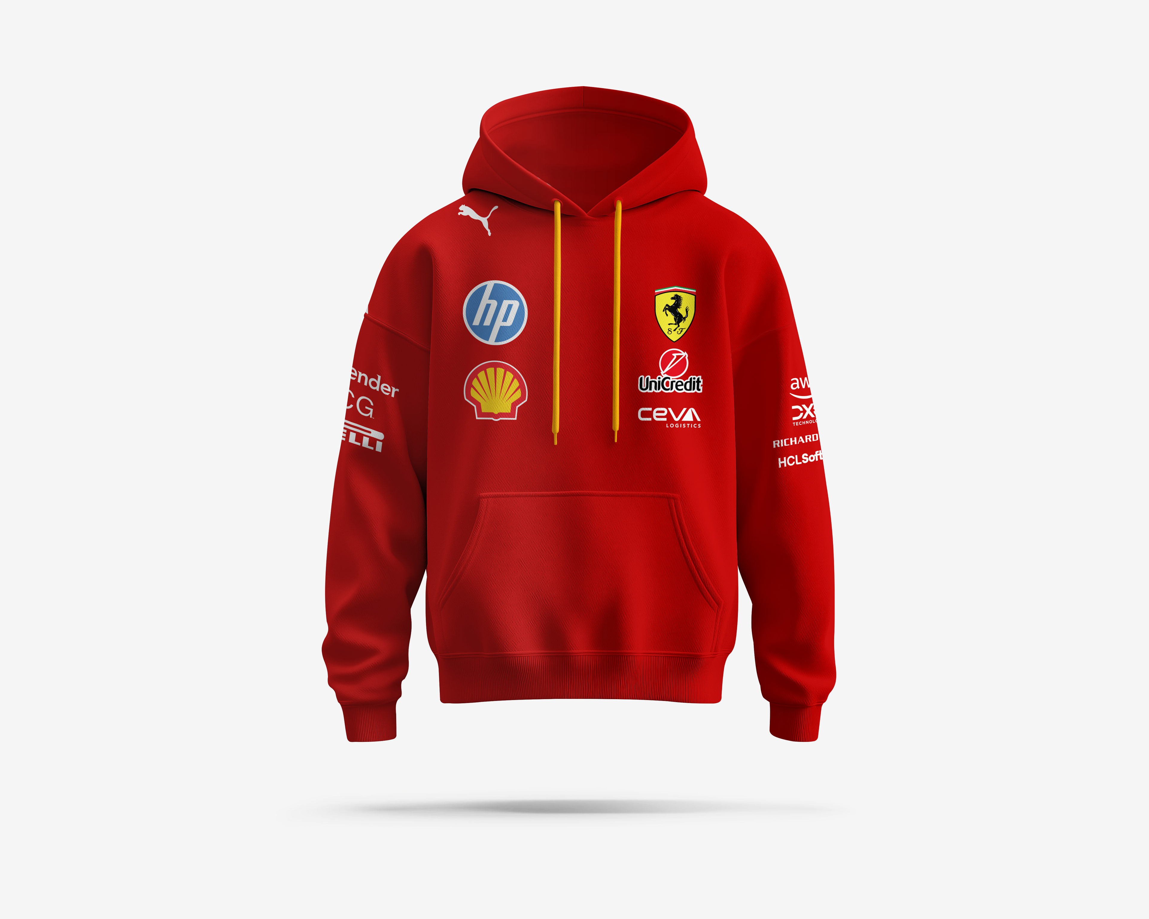 Hoodie Oversize inspirado en Ferrari Temporada 2025