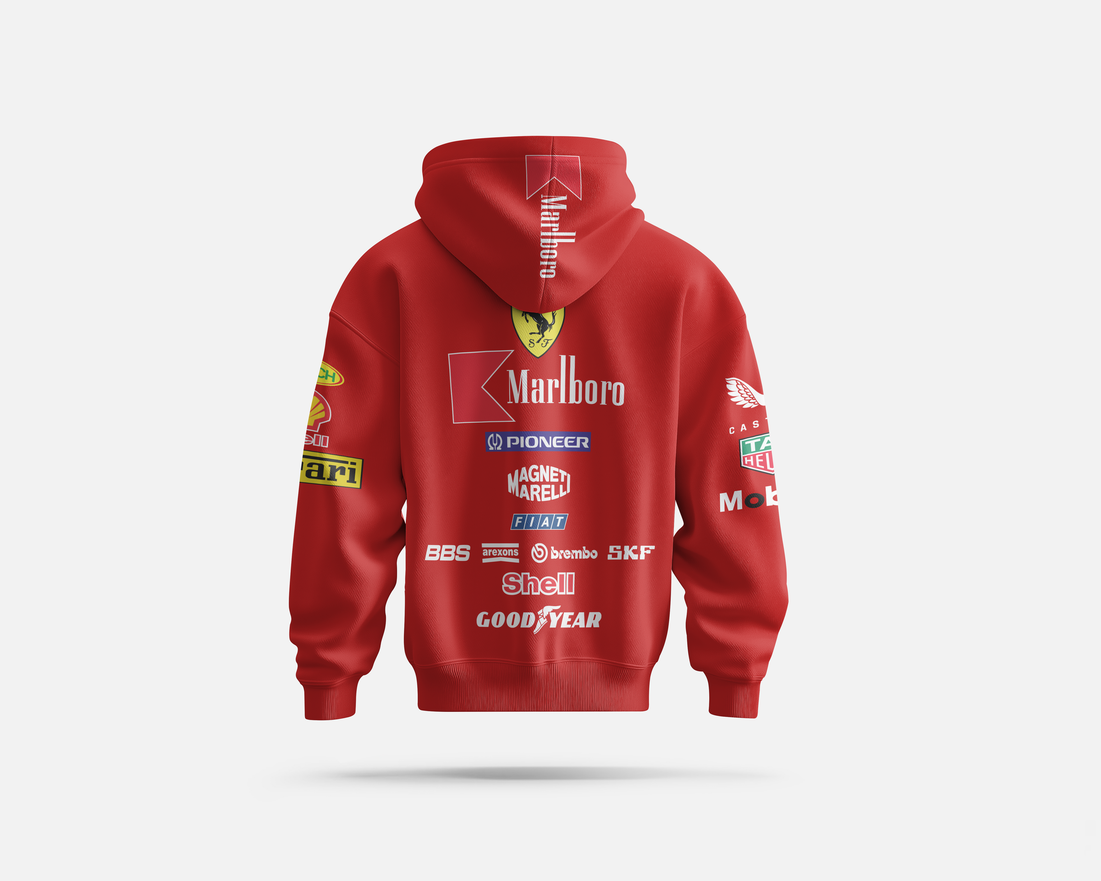 Hoodie Retro Inspirado Ferrari Schumacher '96 - Edición de Campeón