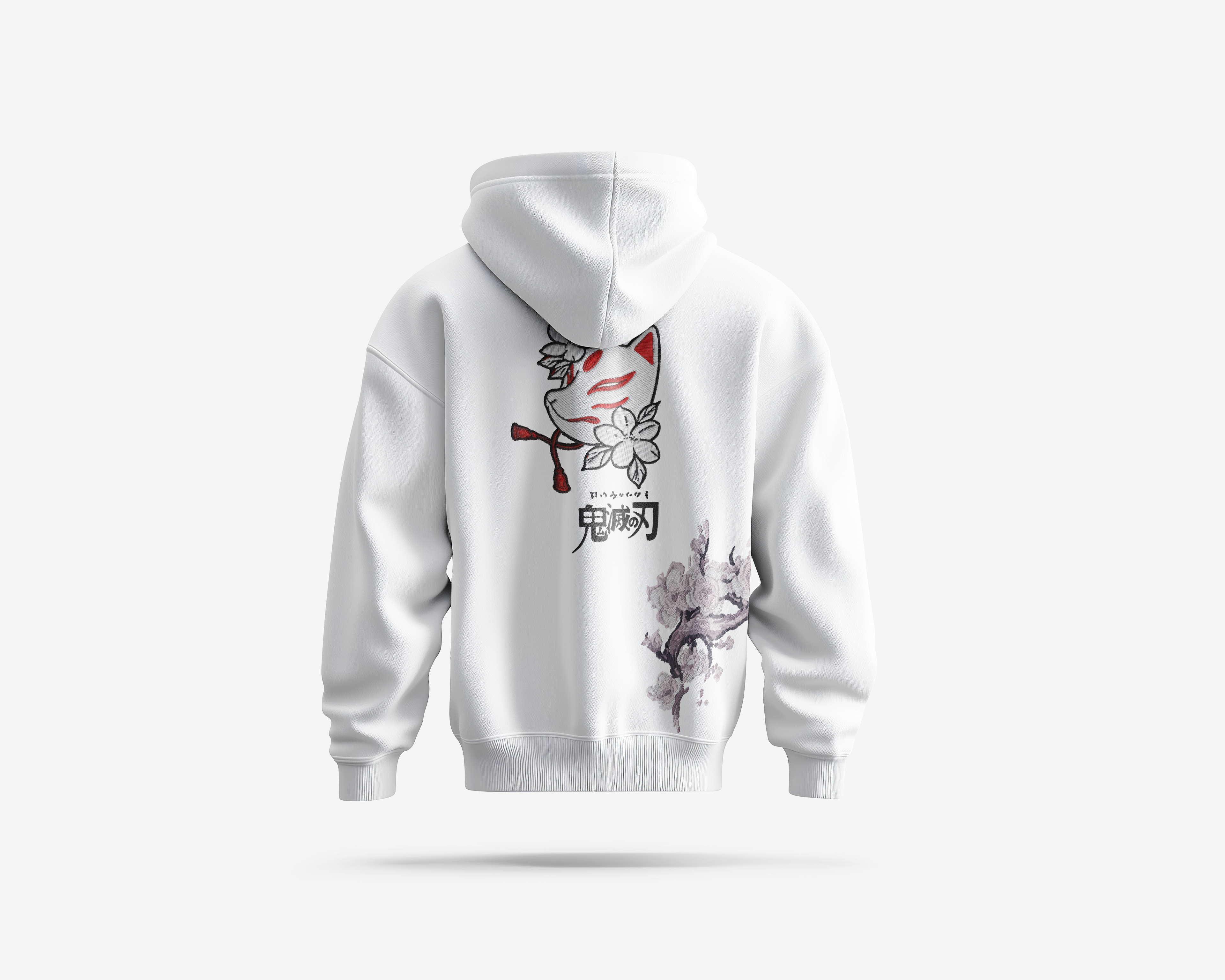 Hoodie Oversized Sakura Kitsune