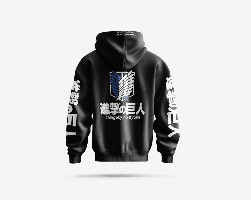 Hoodie Oversized Attack on Titan Edición Scouting Legion